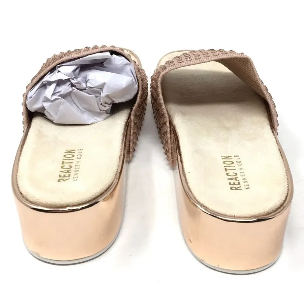 Kenneth Cole Reaction Maila Women's Size 9.5 Stretch Jewel Slide Sandals Shoes